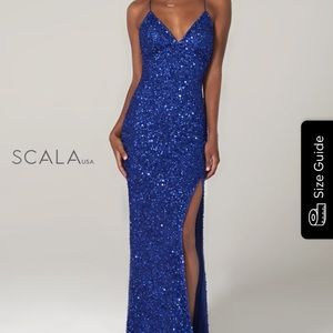 Scala size 0-2 prom dress